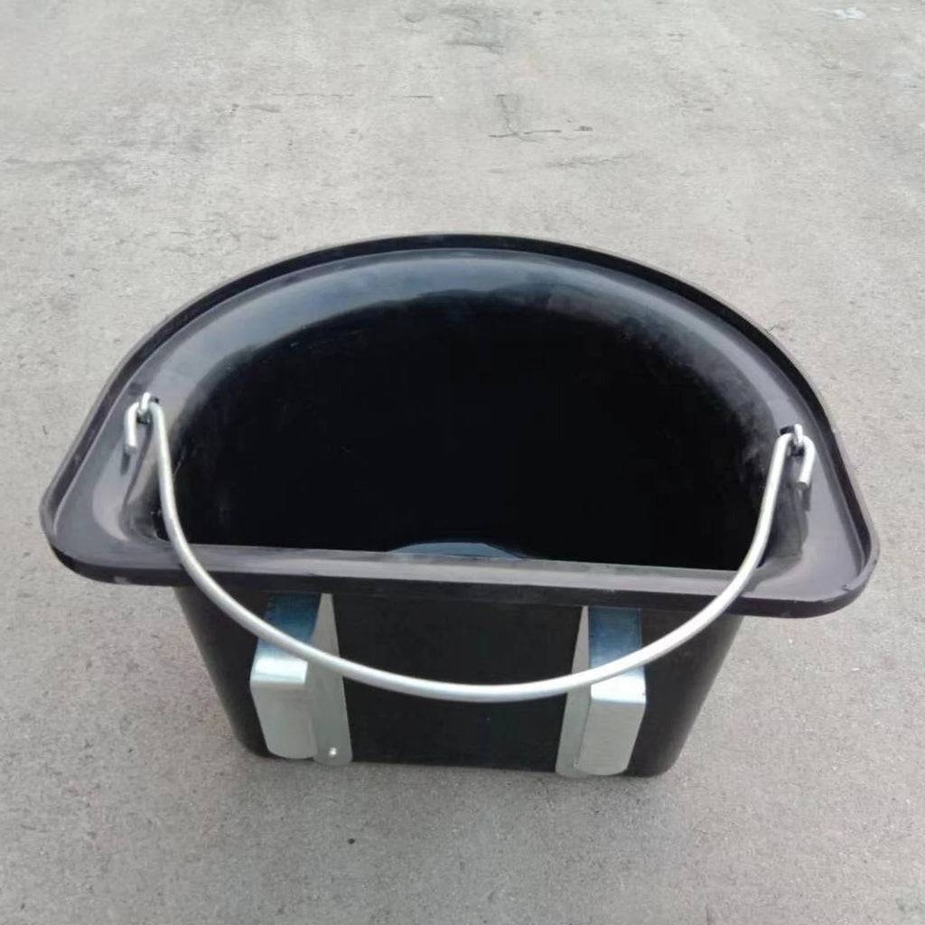 Horse Feeder Pan Large feed Trough Mountable Heavy Duty Animal Feeding Bowl Farm Stalls Accessoires Feeder for Livestock