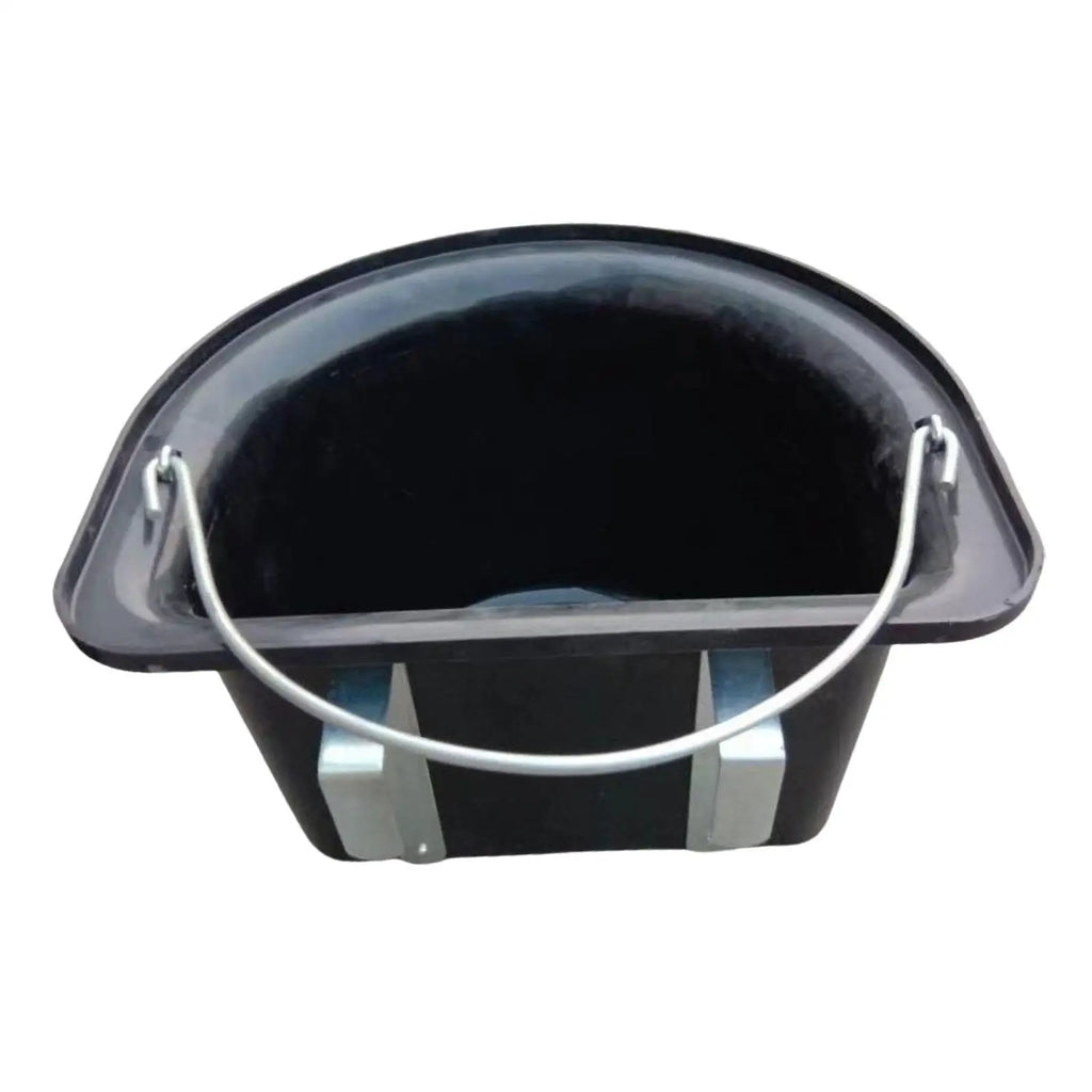 Horse Feeder Pan Large feed Trough Mountable Heavy Duty Animal Feeding Bowl Farm Stalls Accessoires Feeder for Livestock
